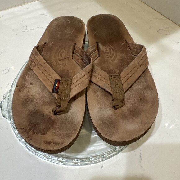 Rainbow Sandals Men's Premier Arch Support Wide Strap - Expresso Size 9.5-10.5 - Picture 1 of 12